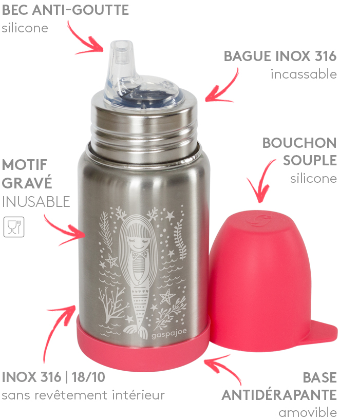 Bouteille 350ml Sippy Sirène