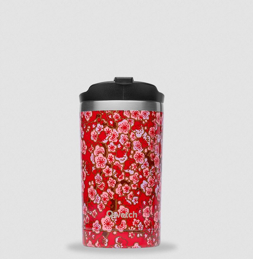 Travel Mug Isotherme Flowers Rouge 300ml