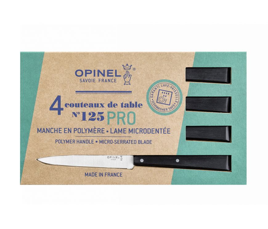 Coffret 4 couteaux de table N°125 Pro - Opinel