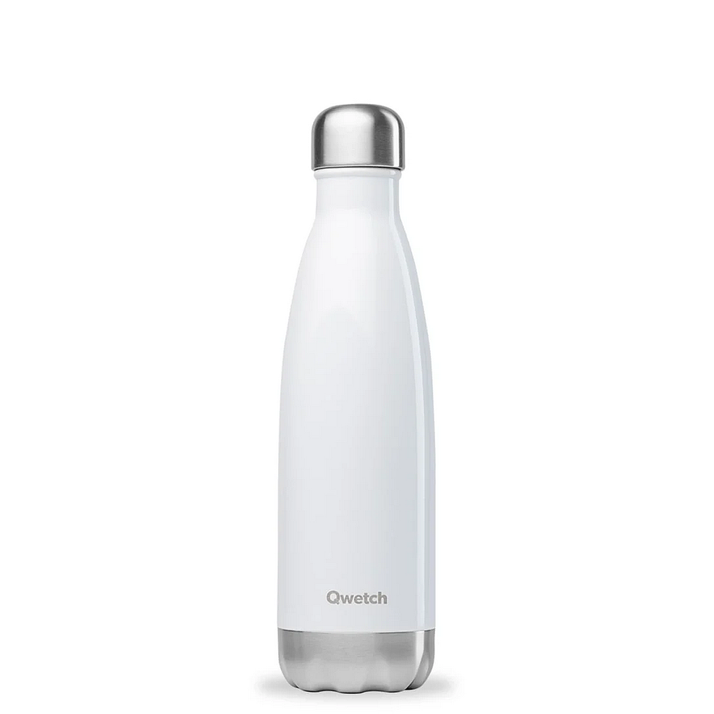 Bouteille Isotherme 500ml Blanc Brillant