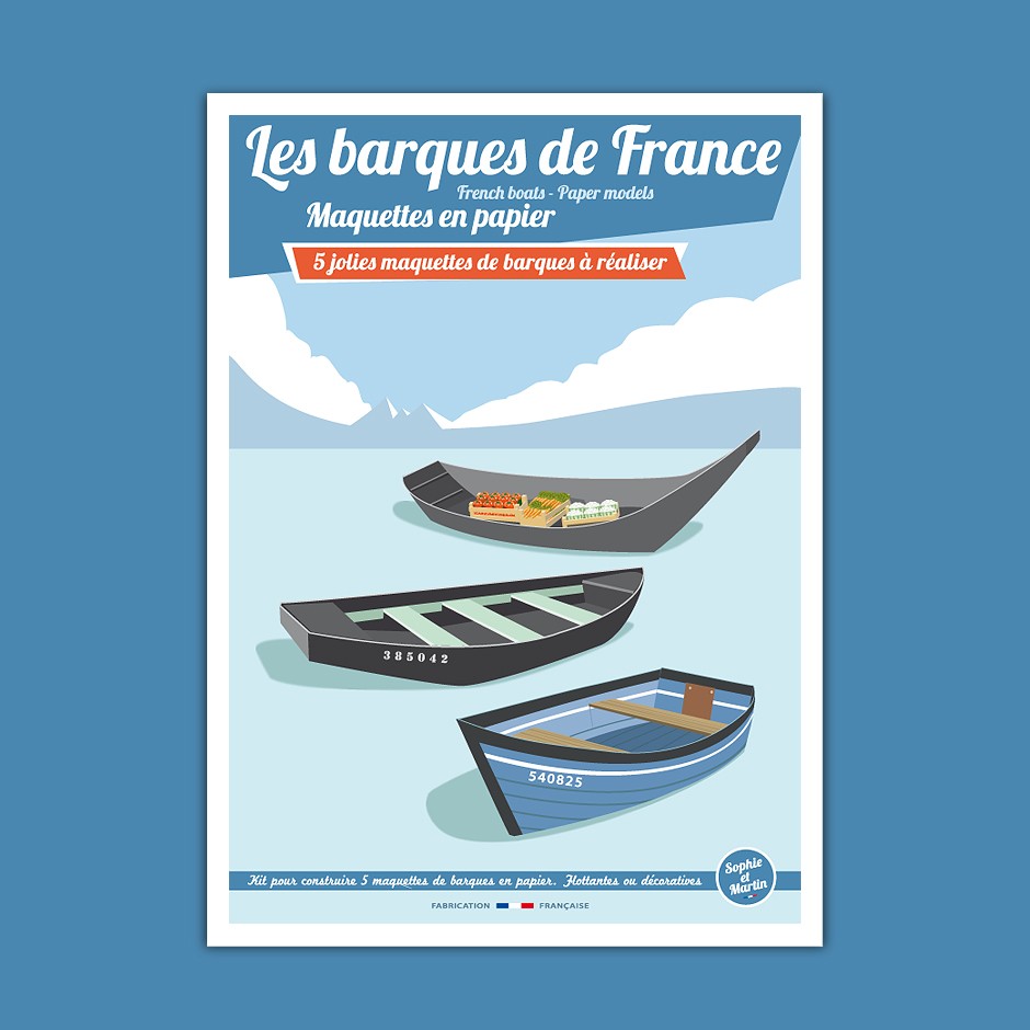 Maquettes en Papier : Les Barques de France